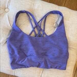Victoria's Secret Purple Strappy Crisscross Sports Bra